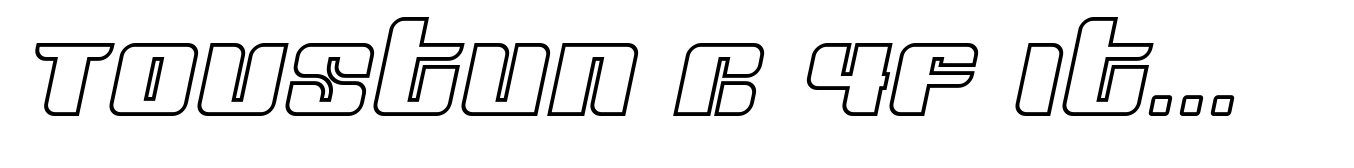 Tovstun B 4F Italic
